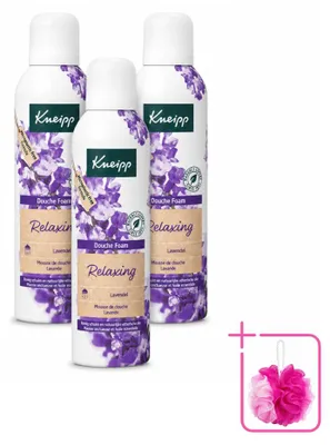 Obrázok produktu pre 3 kusy sprchového gélu Kneipp Relaxing – Levanduľa – 200 ml – Balenie
