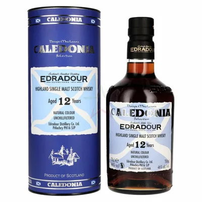 Produktbild von Edradour 12 Years Old CALEDONIA SELCTION Highland Single Malt Scotch Whisky 46,00 % 0,70 Liter