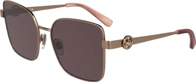 Zdjęcie produktu dla Okulary przeciwsłoneczne LONGCHAMP LO181S 738 AMBER GOLD/PURPLE 56/17/140 FEMALE