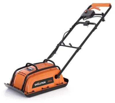 Obrázok produktu pre Elektrická vibračná doska Evolution HULK H320-E | Zhutňovacia sila 5 kN | Doska 320 × 400 mm, kábel 10 m, bez emisií, vhodná do záhrady a na dlažbárske práce