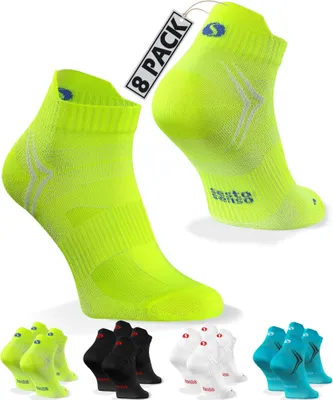 Produktbild von Sesto Senso Sportsocken Quarter Unisex Zum Laufen Farbmix Größe 43-46 - 8er-Pack