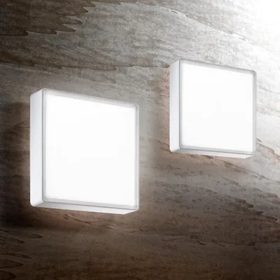 Produktbild von Fabas Luce LED Außen-Deckenleuchte Oban 300x100mm 27W Neutralweiß IP65 Weiß,  Italy