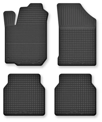 Produktbild von Gummi-Fußmatten für Volkswagen Golf III 1993-2002 (Cabrio/Schrägheck/Kombi) – 4-tlg, Schwarz, Semi-Universal, angepasst – Wielganizator Semi-Universal