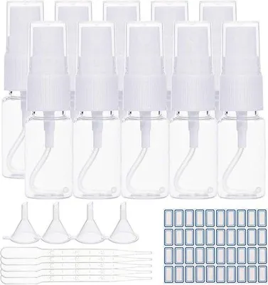 Produktbild von Sprühflaschen - Hervulbare Sprühflaschen / Rolloffflaschen für Reinigung, Parfüms, ätherische Öle