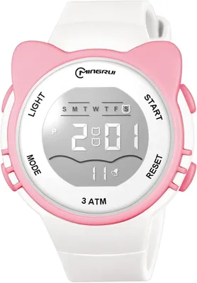 Imagen del producto de Reloj digital deportivo para niños, resistente al agua, con alarma, fecha, cronómetro y luces LED