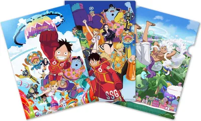 Produktbild von One Piece Klarsichthüllen 3er-Set Egghead Saga