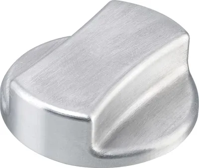 Produktbild von Universal Drehexcenter-Kappe rund Edelstahl gebürstet / Drehknopf / Drehexenterkappe / Drehexcenterknopf / Ersatzteil