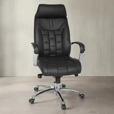 Luxus XXL Chefsessel_ Echtleder_ breite/höhe Rückenlehne_ Lendenwirbelstütze_ Multiblock-Mechanik_ 120 kg Tragkraft - KADIMA DESIGN_Größe_ 66x62x128 cm_#sku_BARSPM1.158#