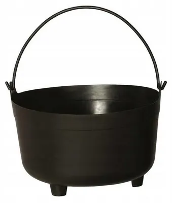 Produktbild von Hexenkessel schwarz 32cm Halloween-Deko