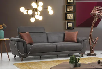 Produktbild von Luxus Dreisitzer Sofa Modern Sitzmöbel Wohnzimmer Couch Polstermöbel