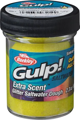 Produktbild von Berkley Gulp!® Saltwater Dough (Sunshine Yellow Silver Glitter)