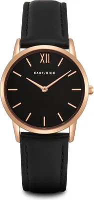 Produktbild von Eastside Armband-Uhr Upper Union Roségold Echtleder Schwarz 10080023