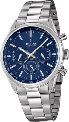 Produktbild von Festina Edelstahl Herren Uhr F16820/2 Quarz Armbanduhr silber Sport D2UF16820/2