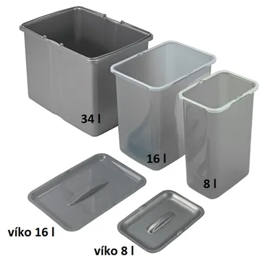 Obrázok produktu pre Odpadkový kôš Sinks - objem 16l