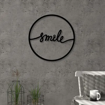 Immagine prodotto di Decorazione-Metallica Wanddekoration N.8 Smile