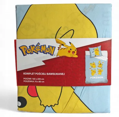 Produktbild von Carbotex Pokemon Pikachu Bettwäsche-Set Baumwolle 160x200
