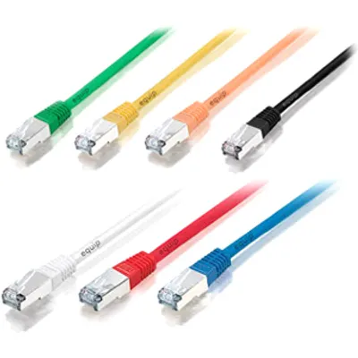 Produktbild von Equip Patchkabel Cat6 S/FTP 2xRJ45 0.50m blau LSZH Polybeutel