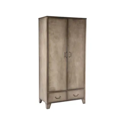 Produktbild von LABEL51 Hochschrank Fence 2-türig Vintage Metall