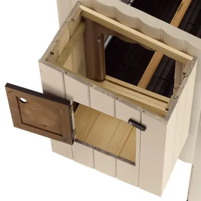 Produktbild von Ferplast Hühnerstall Happy Farm 120 Kunststoff Beige 57320000