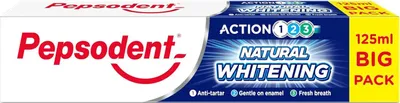Obrázek produktu pro Pepsodent | Zubní pasta šetrná ke sklovině - 125 ml - bělící - s fluorem - ochrana zubů a dásní