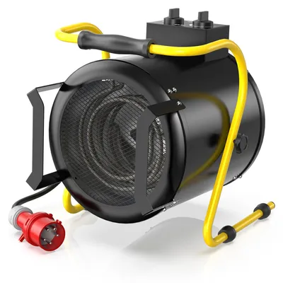 Produktbild von Elektrischer Heizlüfter, 9000 W - 400 V Starkstrom – Schwarz