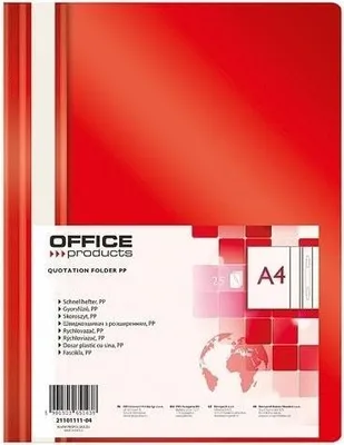 Produktbild von A4-Ordner Office Products Rot 25 Stück