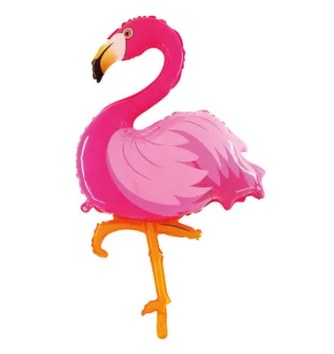 Produktbild von Folienballon - Flamingo, 86 cm.