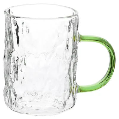Glaskaffeetasse 300 ml Borosilikatglas hitzebeständig spülmaschinengeeignet