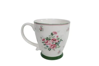 Produktbild von Isabelle Rose - Becher / Tasse - Lisa - Rosen mit Grün, 430ml