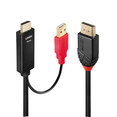 Image de Lindy 41426 Lindy 2m HDMI an DisplayPort Adapterkabel