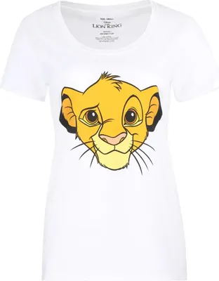 Image de The Lion King - T-shirt pour femme TV1525 (S) (Blanc)