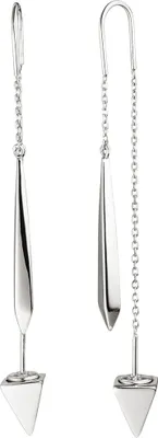 Produktbild von Durchzieher lange Ohrhänger Ohrringe aus 925 Silber Ohrschmuck für Damen
