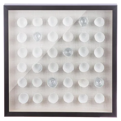 Productafbeelding van Gilde Bild, "Silver Shine", Glas, Kunststof, zwart, wit, zilverkleurig, verpakkingseenheid 1, lengte 8 cm, breedte 60 cm, hoogte 60 cm, artikelnummer 4063387812617
