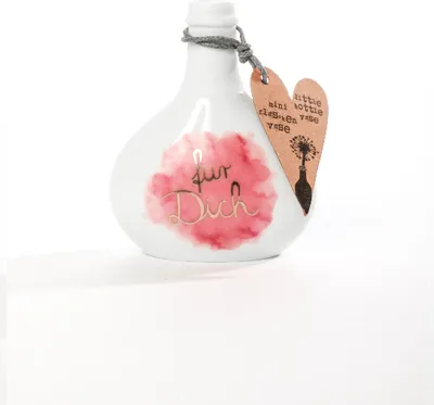 Produktbild von Mini Flaschenvase Für Dich