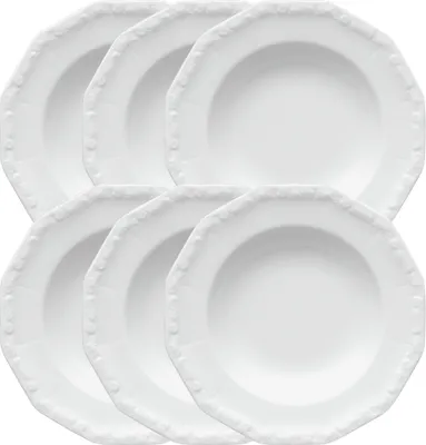 Produktbild von Rosenthal Maria Weiss Suppenteller 21 cm Set6