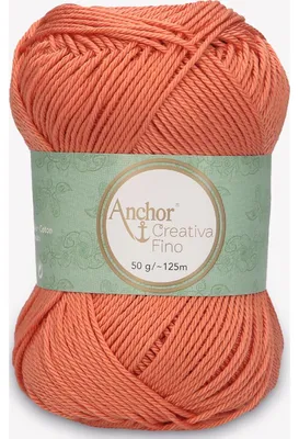 Image de Anchor Creativa Fino – Fil 100 % coton pour le crochet et le tricot (couleur 00427)