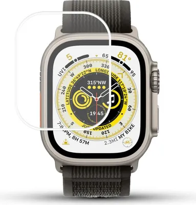 Obrázok produktu pre 1-balenie Apple Watch Ultra 49MM Ochranné sklo na displej - Tvrdené sklo 9H - Super kvalita 3D