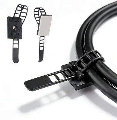 Produktbild von Famanu Kabelclips 50 Stück - Selbstklebende, verstellbare Kabelhalter