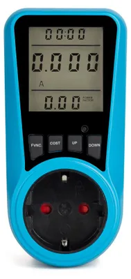 Produktbild von LCD-Anzeige Stromverbrauch Leistungszaehler Buchse Energie Watt Volt Ampere Leistung KWH Verbrauch Analysator Monitor Outlet AC230V 250V EU-Stecker