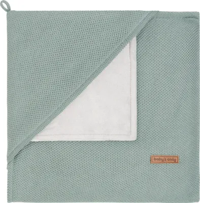 Produktbild von Baby's Only Einschlagdecke soft Classic - Stonegreen - 75x75 cm