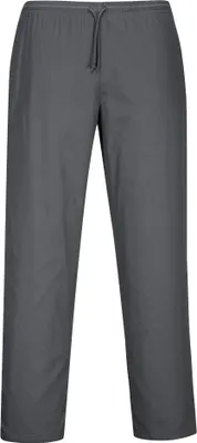 Produktbild von Portwest Kochhose mit Kordelzug für Herren Grau XS