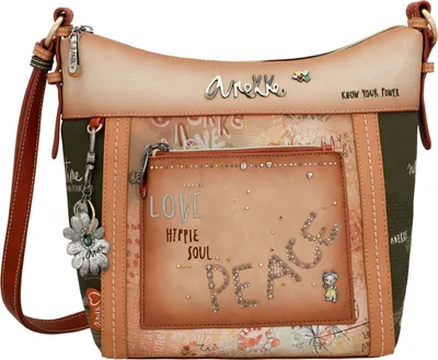 Immagine prodotto di Anekke borsa a tracolla borsa a tracolla Peace & Love Flowers Crossbody Bag Multicolor multicolore
