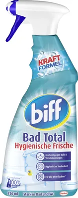 Produktbild von Biff Bad Total Badreiniger Hygienische Frische (750ml) entfernt Kalk