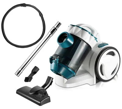 Produktbild von Beutelloser Bodenstaubsauger - 800 W 17 kPa - 2-in-1 - Multizyklon-Filtration - EU-Stecker 220 V - Für Hartböden & Teppiche - Haare/Tierhaare