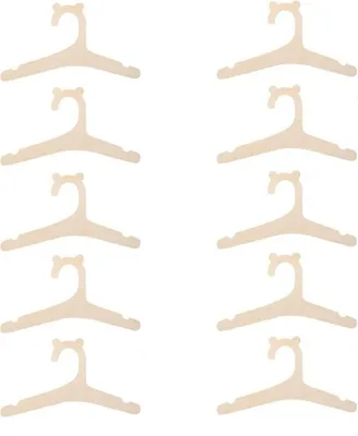 Produktbild von Baby Kleiderbügel rutschfest Holz Kinderkleiderbügel 10 Stück