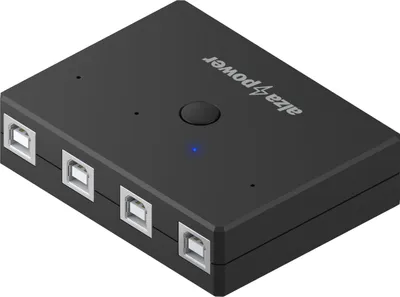 Produktbild von AlzaPower USB 2.0 2 Eingänge 4 Ausgänge KM-Umschalter schwarz