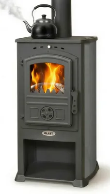 Produktbild von Kaminofen Modena 4.0 grau mit 7,4 kW