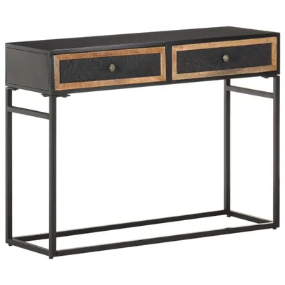 Obrázok produktu pre Konzolový stolík 100x35x75 cm mangovníkový masív