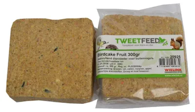 Imagen del producto de Tweetfeed: Pastel de semillas para pájaros, sabor a fruta
