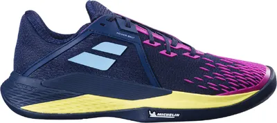 Image de Chaussures de tennis Babolat Propulse Fury 3 Clay, bleu/rose/jaune 30S24425-4117, pointure : 47 EU